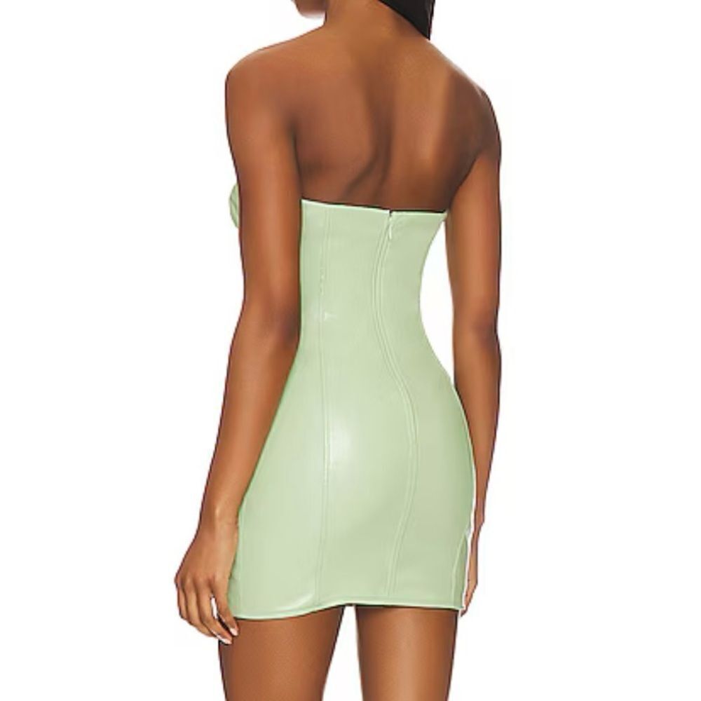 Camila Coelho Revolve Womens Sage Mini Dress Seafoam Green NWT XS - Picture 3 of 11